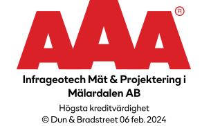 AAA Kreditvärdighet för InfraGeoTech Mät och Projektering AB
